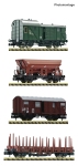 Fleischmann 6660119 - N - 4-tlg. Set Güterzug, DB, Ep. III
